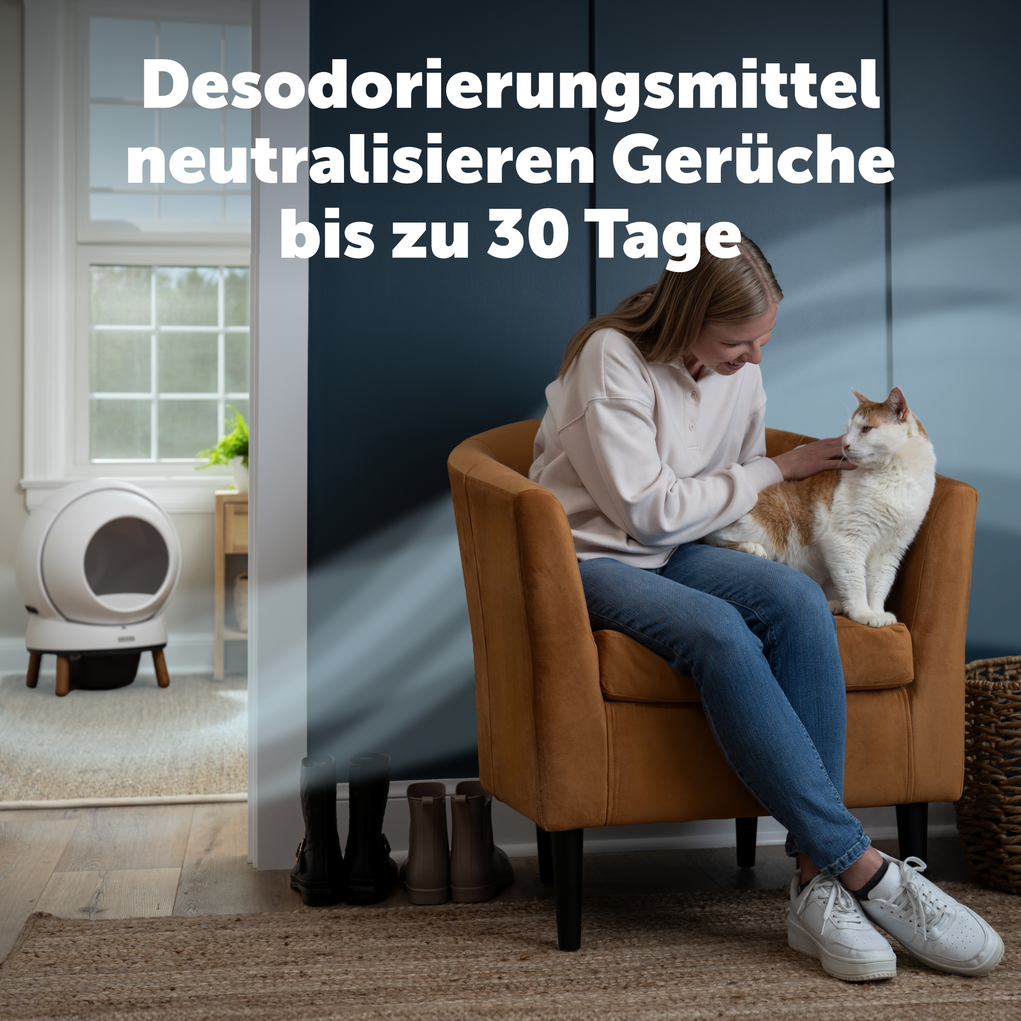 ScoopFree SmartSpin™ Katzentoilette-Desodorierungsmittel (2er-Pack)