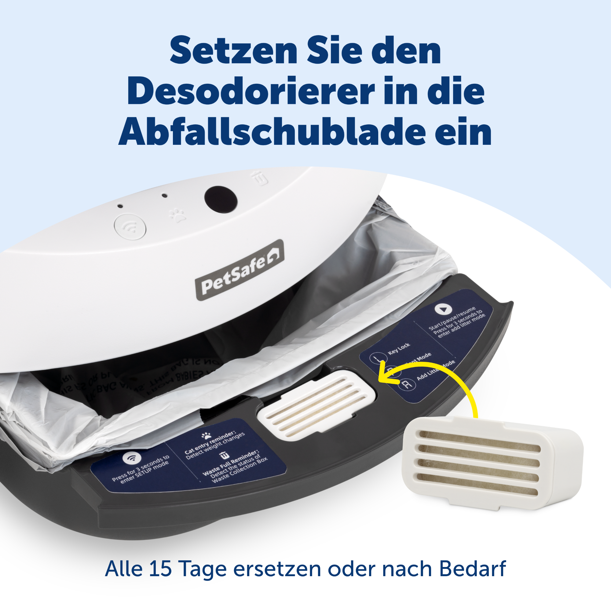 ScoopFree SmartSpin™ Katzentoilette-Desodorierungsmittel (2er-Pack)