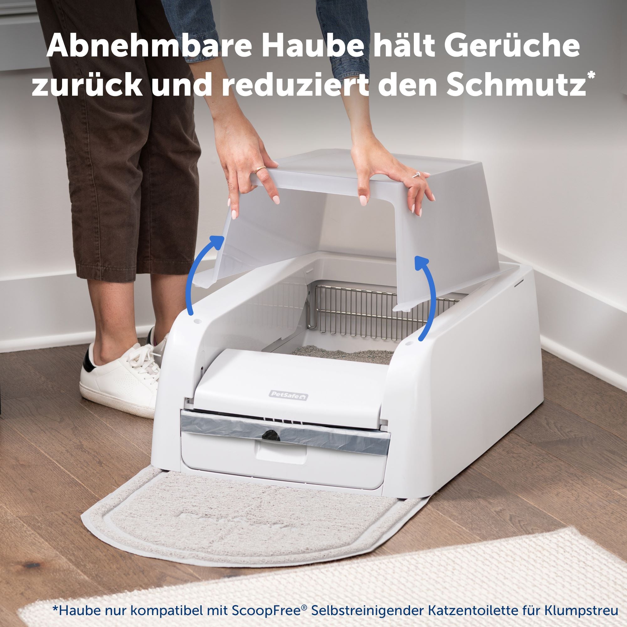 ScoopFree™ Hauben- und Zubehörpaket für selbstreinigende Katzentoiletten für Klumpstreu