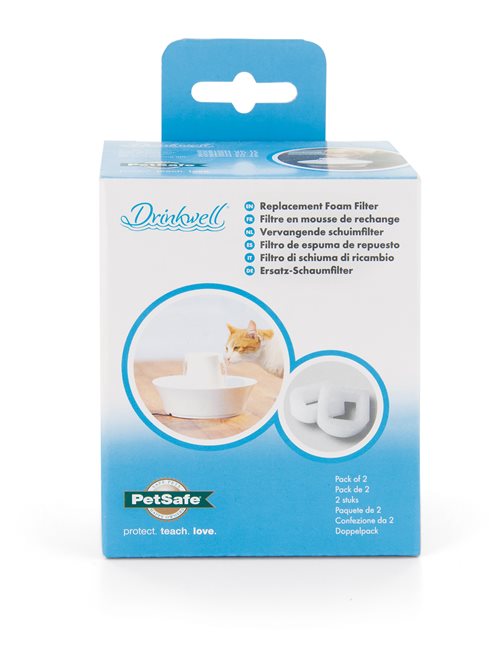 Ersatz-Schaumfilter für Drinkwell® Keramik- & Edelstahl-Trinkbrunnen 360 (2-Pack)